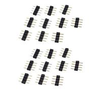 UDSKNV[KSL 100Pcs 4 Pin Rgb LED Strip Adaptador de Enchufe Macho Conector para 3528 5050 Strip Light