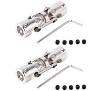 UDSKNV[KSL 2X RC Doble Junta Universal Articulación Cardána Coplamientos Cardán con Tornillo, 4X4mm