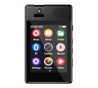 UDSKNV[KSL Reproductor de MúSica para Estudiantes MP3 Bluetooth 5.3 Altavoz Incorporado Mp5 HiFi con Pantalla TáCtil de 2,8 Pulgadas con FM/Libro ElectróNico/PodóMetro