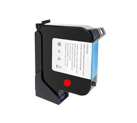 UDXZAIJQ Cartucho de Tinta de Secado rápido for Impresora de inyección de Tinta portátil de 25,4 mm, 65 ml, Negro, a Base de solvente, for impresoras sin cifrado.(25.4mm Red Ink)