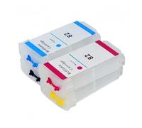 UDXZAIJQ Cartucho de Tinta Recargable HP10 82 de 69 ml y 130 ml con Chip CISS, Compatible conHP DesignJet 510, 500, 800, 500PS, 800PS y 510PS Plus impresoras(H500 130ML)