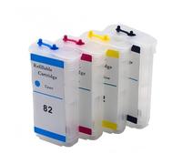 UDXZAIJQ Cartucho de Tinta Recargable HP10 82 de 69 ml y 130 ml con Chip CISS, Compatible conHP DesignJet 510, 500, 800, 500PS, 800PS y 510PS Plus impresoras(H510 130ML)