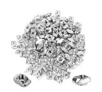 UE 10/50 Uds M3/M4/M/5M/6/M8 for 20 30 40 Series ranura tuerca en T deslizante tuerca en T martillo gota en tuerca conector de fijación extrusión de aluminio(EU-T-2020-M5-50pcs)