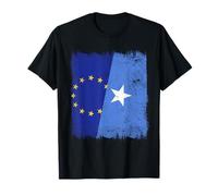 UE Somalia Media Bandera Unión Europea Orgullo Somalí Camiseta