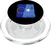 UE Somalia Media Bandera Unión Europea Orgullo Somalí PopSockets PopGrip para MagSafe