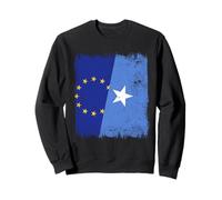 UE Somalia Media Bandera Unión Europea Orgullo Somalí Sudadera