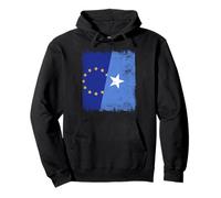UE Somalia Media Bandera Unión Europea Orgullo Somalí Sudadera con Capucha