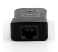 UE01 - Repetidor Wi-Fi alimentado por USB de 300 Mbps para televisores inteligentes, convierte 2.4 GHz inalámbrico a Ethernet a través de puerto RJ45, configuración WPS de un solo toque