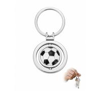 UEAVOID 1 Pieza Llavero Fútbol, Diseño Giratorio Único, Regalo Ideal para Aficionados al Balón, Perfecto como Llavero de Balón de Fútbol para Niños y Niñas, Accesorio Colgante Original