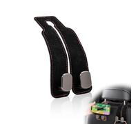 UEAVOID 1 Unidad Gancho Doble para Asiento de Auto, Cabecera de Auto, Asiento de Cuero, Accesorios de Organización de Auto, Cabecera para Billeteras y Bolsos, Auto