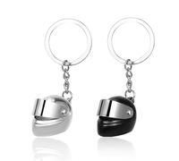 UEAVOID 2 Piezas Mini 3D Llavero Casco Moto, Llavero de Casco de Moto, Muy Original como Regalo de Cumpleaños, Vacaciones