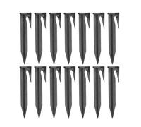 UEAVOID 30 piezas de clavos y grapas de tierra para robot cortacésped, accesorios para cortacésped, anclajes para varillas, cable periférico, compatible con Husqvarna, Gardena, Worx, Bosch, Yard Force