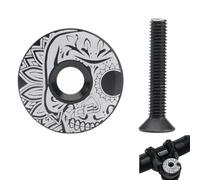 UEAVOID Tapon Horquilla Bicicleta, Tapa Potencia Bicicleta, Arañas Ahead MTB Horquilla Cabeza, 1 unidad (11/8‘‘)