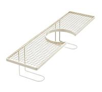 Über Waschbecken Küchenregal Eisen 50cm - Platzsparender Metall Organizer Abtropfregal | Spüle Aufbewahrung Küche Bad Hotel Restaurant Wohnheim Ordnungssystem Restaurant Ausrüstung Apartment 480g