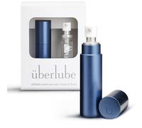Überlube Kit de viaje de gel lubricante | Lubricante sexuales estimulantes de silicona para el sexo anal - compatible con látex, sin perfume, sin sabor, sin residuos - 15ml azul