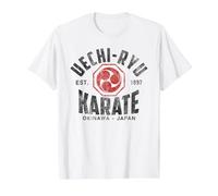 Uechi-Ryu Karate Do Artes Marciales Japón Okinawa Vintage Camiseta gráfica económica, Hombre, Blanco, M