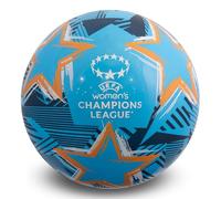 UEFA Balón de fútbol con Licencia Oficial de la Liga de Campeones de 9 Pulgadas, PVC, Flyaway, Merchandise, Inflable hasta 9 Pulgadas, Coleccionable para niños y Adultos, Gran Idea de Regalo de