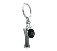 UEFA Conference League Llavero Trofeo, Final Leipzig 2026, Miniatura 3D de Copa con Colgante del Final, Llavero de Zamak, Pieza de Colección, Artículo para Aficionados, Regalo para Hombres