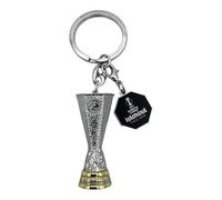 UEFA Europa League Llavero Trofeo, Final Istanbul 2026, Miniatura de Copa con Colgante del Final y Grabado Europa League, Llavero de Zamak para Llaves y Bolsos, Pieza de Colección, Regalo para Hombres