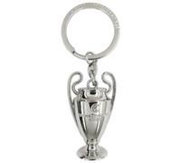 UEFA League Llavero réplica de la Copa Champions Leagueen 3D, Unisex-Adult, Metal, Trophy 45 mm, Keyring 9 cm