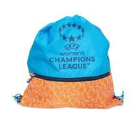UEFA Saco de gimnasio de la Liga de Campeones para mujer, UWCL, producto con licencia oficial, ligero, cordón, gran idea de regalo de fútbol