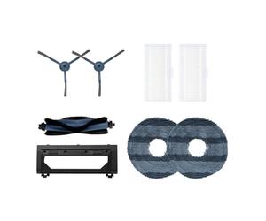 uego de accesorios eufy (4 cepillos laterales / 2 filtros / 1 cepillo giratorio / 1 funda para cepillo giratorio con peine) para aspiradora eufy E20 Omni
