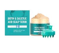 uego Exfoliante para el Cuero Cabelludo con Árbol de Té, Ácido Salicílico y Semillas de Calabaza, con Cepillo de Limpieza, Cabello Limpio y Fresco (Ácido salicílico)