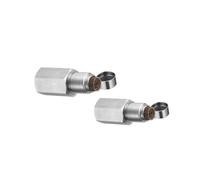 UEGVJIAS 2 uds convertidor catalítico de Acero Inoxidable M18x1.5 O2 Sensor de oxígeno Espaciador Adaptador Conector Bung Sensor Sonda Lambda O2