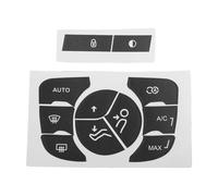 UEGVJIAS Compatible con C&itroen para C4 2014-2018 Kit de reparación de Pegatinas desgastadas para botón de Control de Aire Acondicionado de Coche Accesorios Adhesivos para Coche