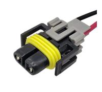 UEGVJIAS Conector Sensor 12124819 DJ7028Y-2.8-11 Conector Hembra Sellado para Faros antiniebla 2 Pines para automóvil H11 H8 H9 Conector de xenón