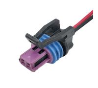 UEGVJIAS Conector Sensor 15449028 154490 Conector Hembra de Sensor Impermeable de 2 Pines para Conector automático con Sello de Terminal