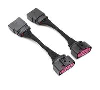 UEGVJIAS Conector Sensor 1J0973737 1J0973835 Compatible con VW 2 Piezas De Faros De Xenón para Coche Conector De Arnés De Cableado De 10 A 14 Pines Adaptador De Enchufe