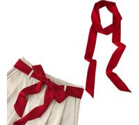 UEIOAVL Cinturones para mujer, Cinturón de satén para mujer, pañuelo largo de seda sintética cinturón de vestir accesorio para sombrero cinturón de vestir (rojo vino)