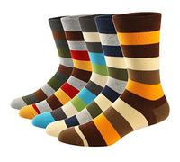 Ueither Calcetines Estampados Hombre Casuales Divertidos Calcetines altos de Colores con Algodón Fino (Color 16, 38-44)