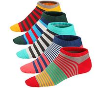 Ueither Calcetines Estampados Hombre Casuales Divertidos Calcetines Corto de Colores con Algodón Fino 39-46 (Color 9)