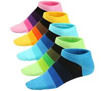 Ueither Calcetines Estampados Hombre Casuales Divertidos Calcetines Corto de Colores con Algodón Fino 39-46 (Color 8)