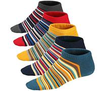 Ueither Calcetines Estampados Hombre Casuales Divertidos Calcetines Corto de Colores con Algodón Fino 39-46 (Color 6)