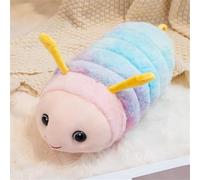 Ueiwffzo Caterpillar Peluche para bebé, 30 cm, oruga de peluche educativo, peluche para bebés, regalo para niños, niñas, niños (morado)