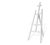 uemlle Caballete Blanco, Caballete De Artista De Madera De 150 Cm De Alto para Pintar, Caballete Plegable Portátil para Exhibir Carteles De Boda, Carteles, Fotos(Size:150CM,Color:Blanco)