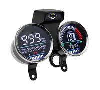 Uentakilómetros para GN 125 Motocicleta Velocímetro Tacómetro Digital Cuentakilómetros Cuentakilómetros Indicador De Marcha Conjunto Instrumento