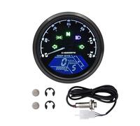 Uentakilómetros Velocímetro Universal Para Motocicleta De 12000 RPM, Odómetro, Tacómetro, 1 A 4 Cilindros, Medidor Digital Para Motocicleta(Black)