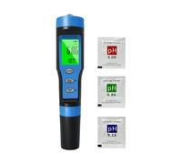 Ueomul Medidor pH Digital 4 EN 1 con TDS EC Temperatura, pH Meter Piscina Alta Precisión 0.01 Resolución, Impermeable IP67 pH Tester Agua con Compensación Automática de Temperatura