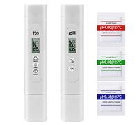 Ueomul Medidor PH TDS combo, pH TDS Temperatura 3 EN 1 Medidor calidad agua con 0,01 pH, ± 2% de alta precisión Test ideal de la pureza del agua para agua potable, piscinas, acuarios, hidroponía