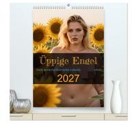 Üppige Engel (hochwertiger Premium Wandkalender 2027 DIN A2 hoch), Kunstdruck in Hochglanz: Zwölf sinnliche Momente vollweiblicher Schönheit