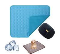 UERSUR Paw Frost Mat for Cats Dogs,2025 Upgrade 3-Layer System Self-Cooling Mat, Cooling Mat for Dogs, Pet Washable for Home,Car,Garden or On The Go (azul, XL (30 kg o menos))