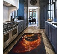 UERWOWELL Alfombras Divine Love Area 120x180cm Elegante Lady Dancing Estampado Alfombra de Pelo bajo Antideslizante Dormitorio Lavable Studio Sala de Baile Decoración del Suelo