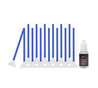 UES FFR24 DSLR y Kit de Limpieza de Sensor de cámara de Marco Completo sin Espejo, solución de Limpieza Profesional para sensores CMOS y CCD: 14 hisopos de Limpieza de Sensor de fotograma Completo de