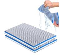 UESDU 2 unidades 8D Filterwatte Aquarium, Filtermatte 30x20cm Filterschaum panal Aquarium Filterschwamm Wiederverwendbar Filtermatten Zuschneibar para una limpieza de agua altamente eficaz