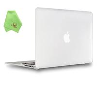 UESWILL - Carcasa rígida Lisa Mate Compatible con MacBook Air de 11", Modelo A1370/A1465 con paño de Limpieza de Microfibra Transparente, UES01F11A1-04n