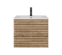 UEV Lavabo con armario inferior, armario para debajo del lavabo de 75 cm, cajones con sistema de cierre suave, lavamanos, lavabo, mueble de baño para invitados, juego de muebles de baño para baño,